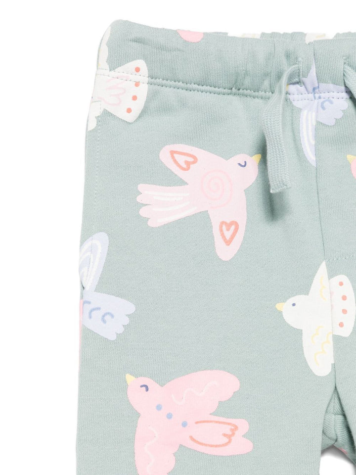 Stella McCartney Kids
Pantaloni in pile verde chiaro