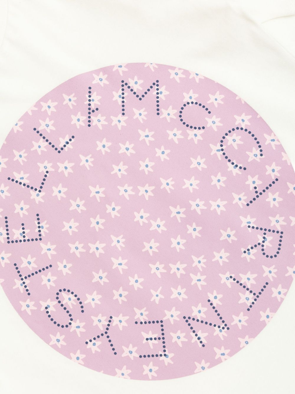 Stella McCartney Kids T-shirt con logo a fiori