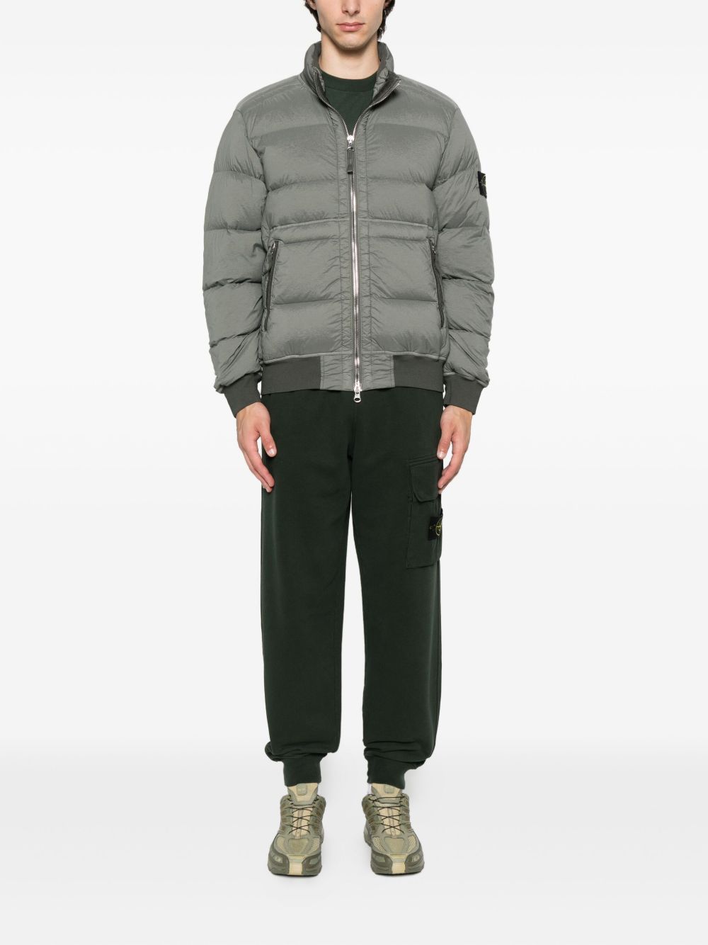 Stone Island
Giacca trapuntata con zip frontale