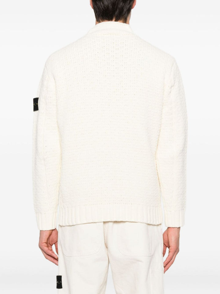 Stone Island
Maglione con applicazione Compass