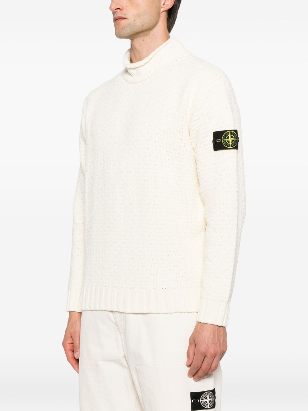 Stone Island Maglione con applicazione Compass