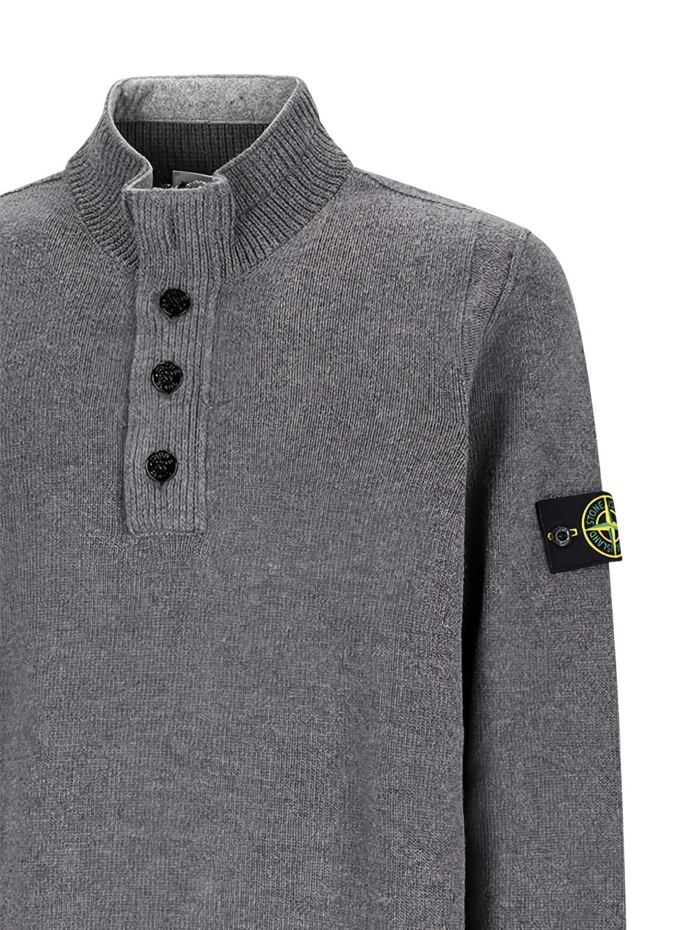 Stone Island Polo a maniche lunghe con bottoni
