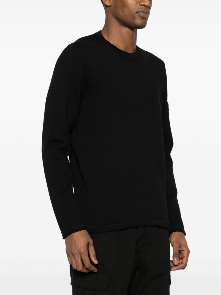 Stone Island 
Maglia nera girocollo