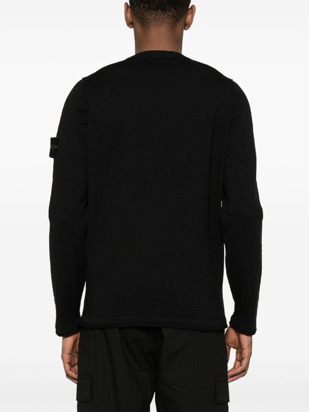 Stone Island 
Maglia nera girocollo