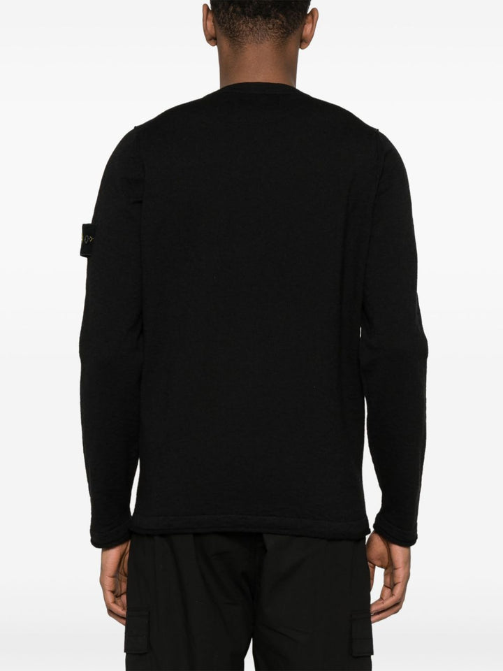 Stone Island 
Maglia nera girocollo