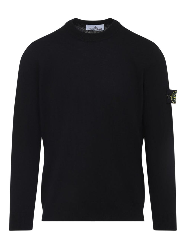 Stone Island Felpa girocollo con applicazione