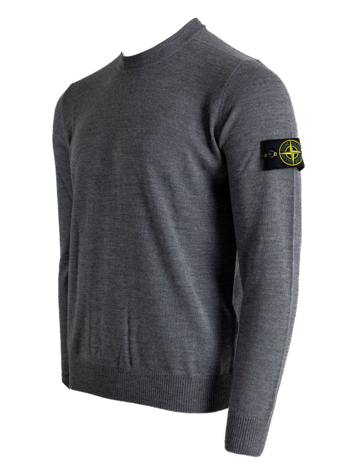 Stone Island Maglione girocollo con logo