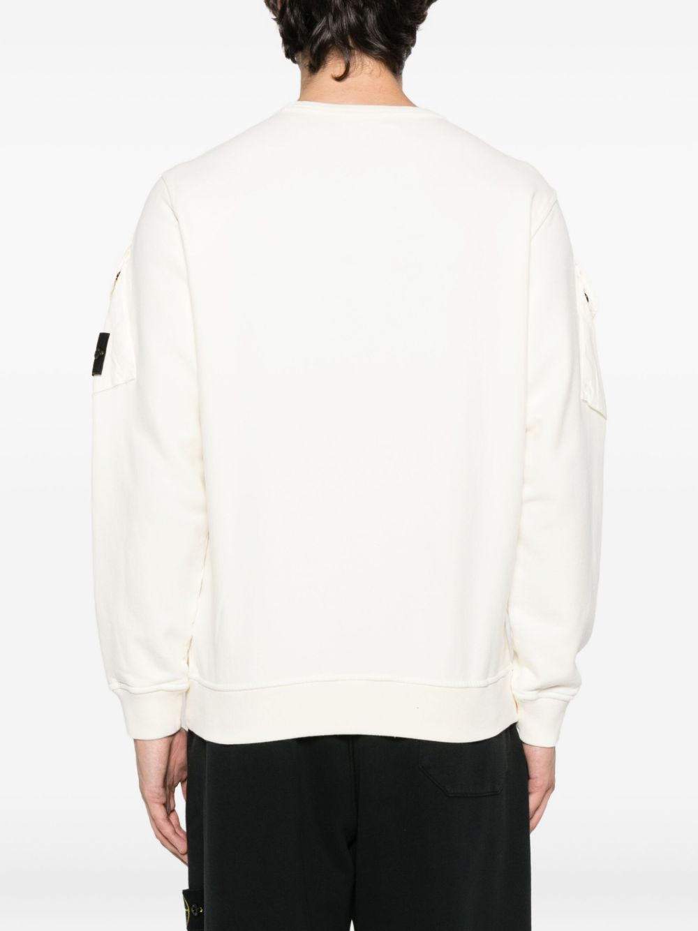 Stone Island
Felpa in cotone con taschino