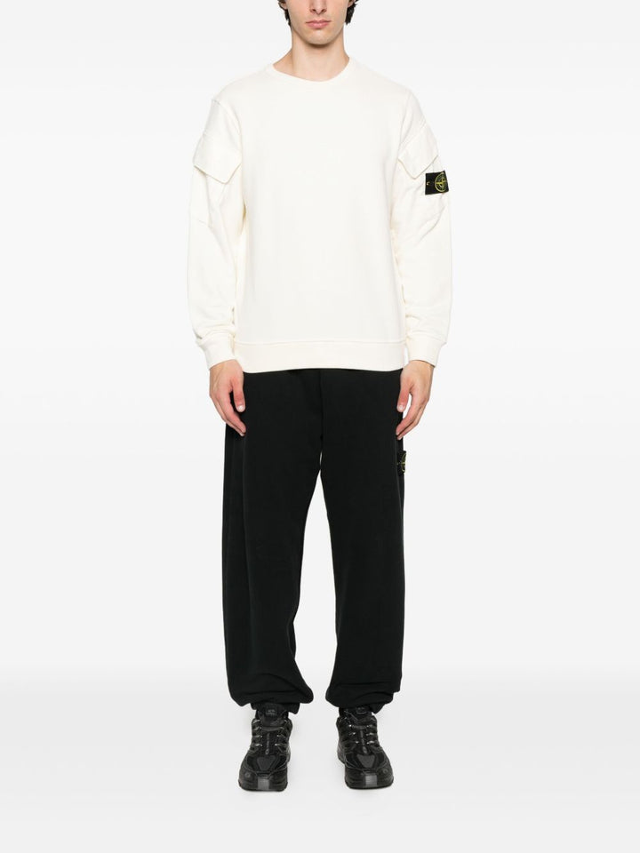 Stone Island
Felpa in cotone con taschino