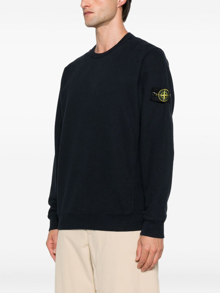 Stone Island Felpa con motivo Compass