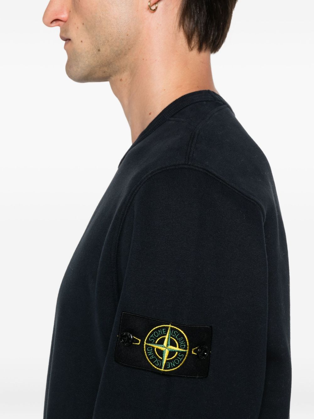 Stone Island Felpa con motivo Compass