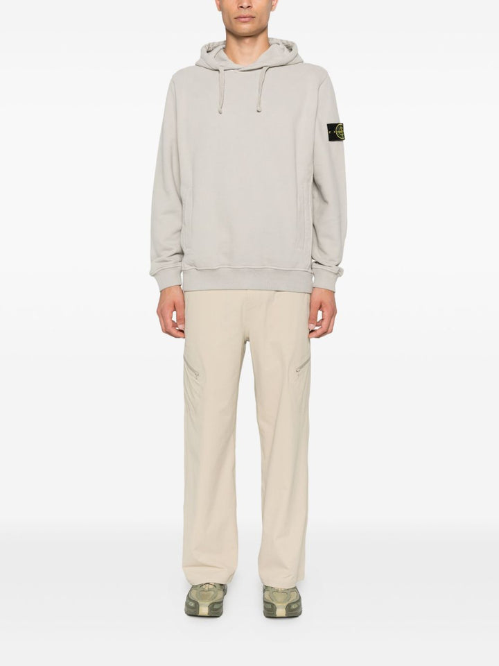 Stone Island
Felpa con cappuccio e applicazione Compass