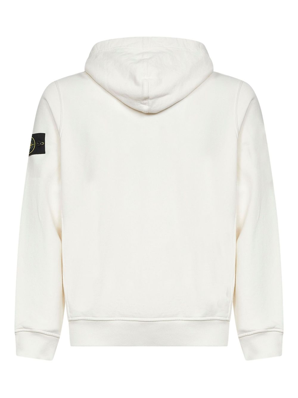 Stone Island Felpa con cappuccio in cotone spazzolato