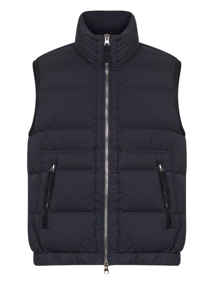 Stone Island Piumino smanicato blu