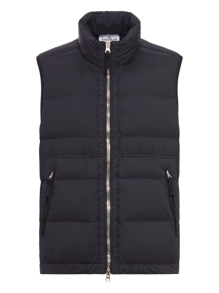 Stone Island 
Piumino smanicato nero lavagna