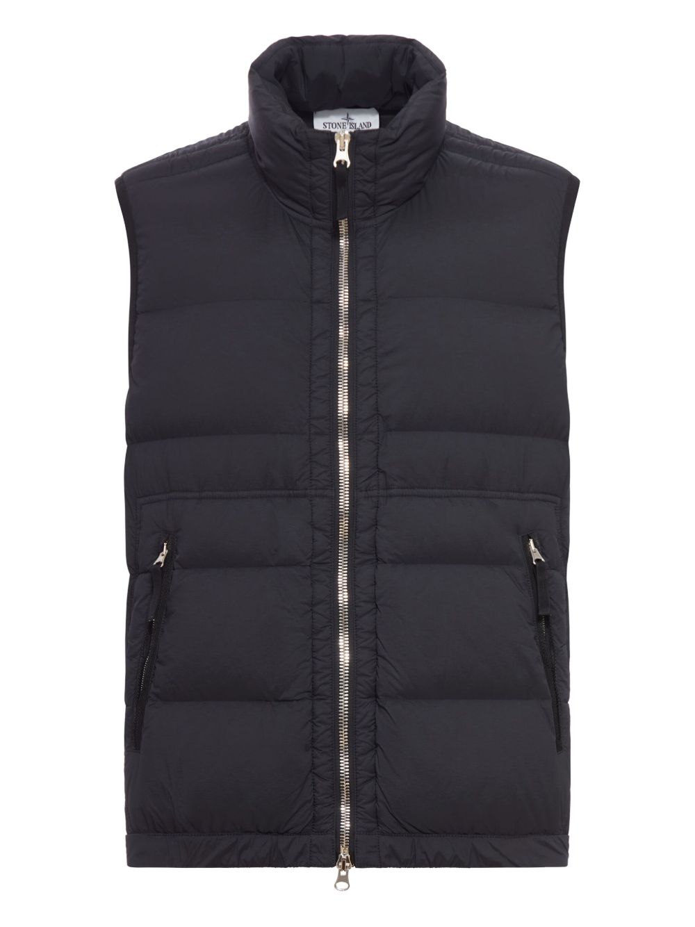 Stone Island 
Piumino smanicato nero lavagna