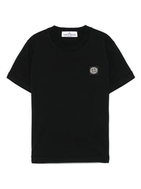 Stone Island Junior T-shirt con applicazione Compass
