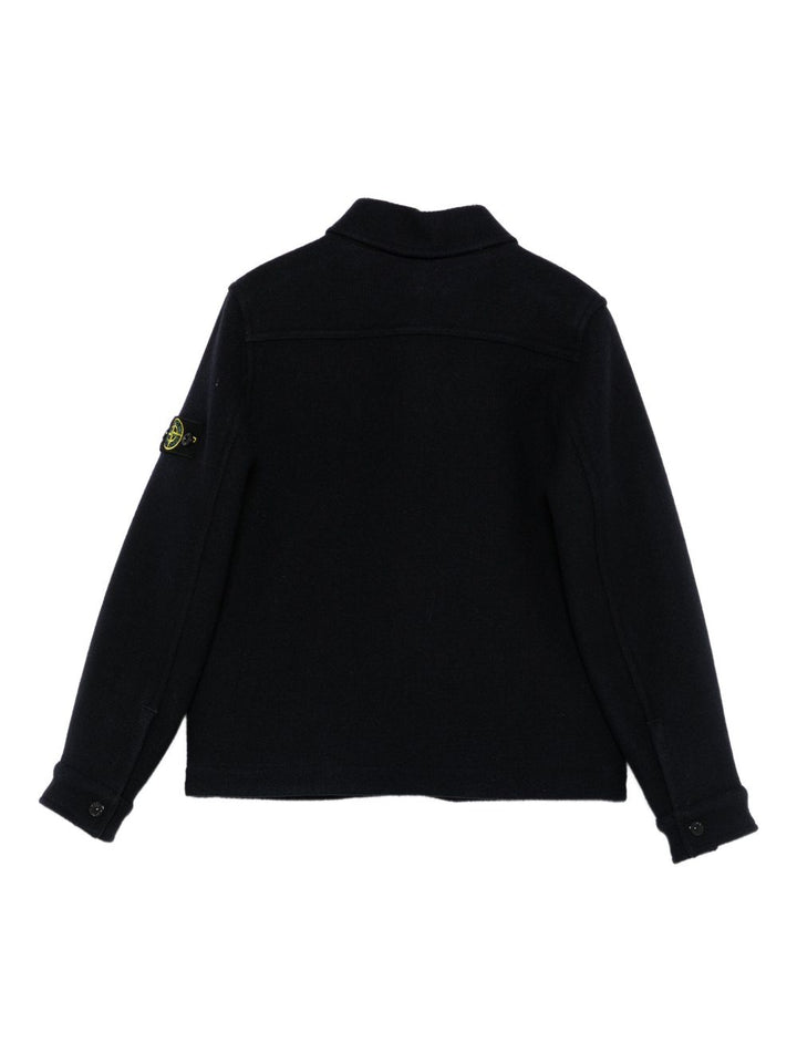 Stone Island Junior
Giacca con zip frontale e tasche applicate
