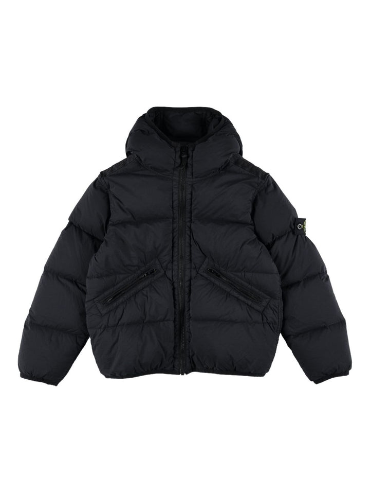 Stone Island Junior Piumino con cappuccio