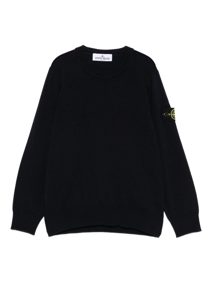 Stone Island Junior
Maglione in lana con patch logo
