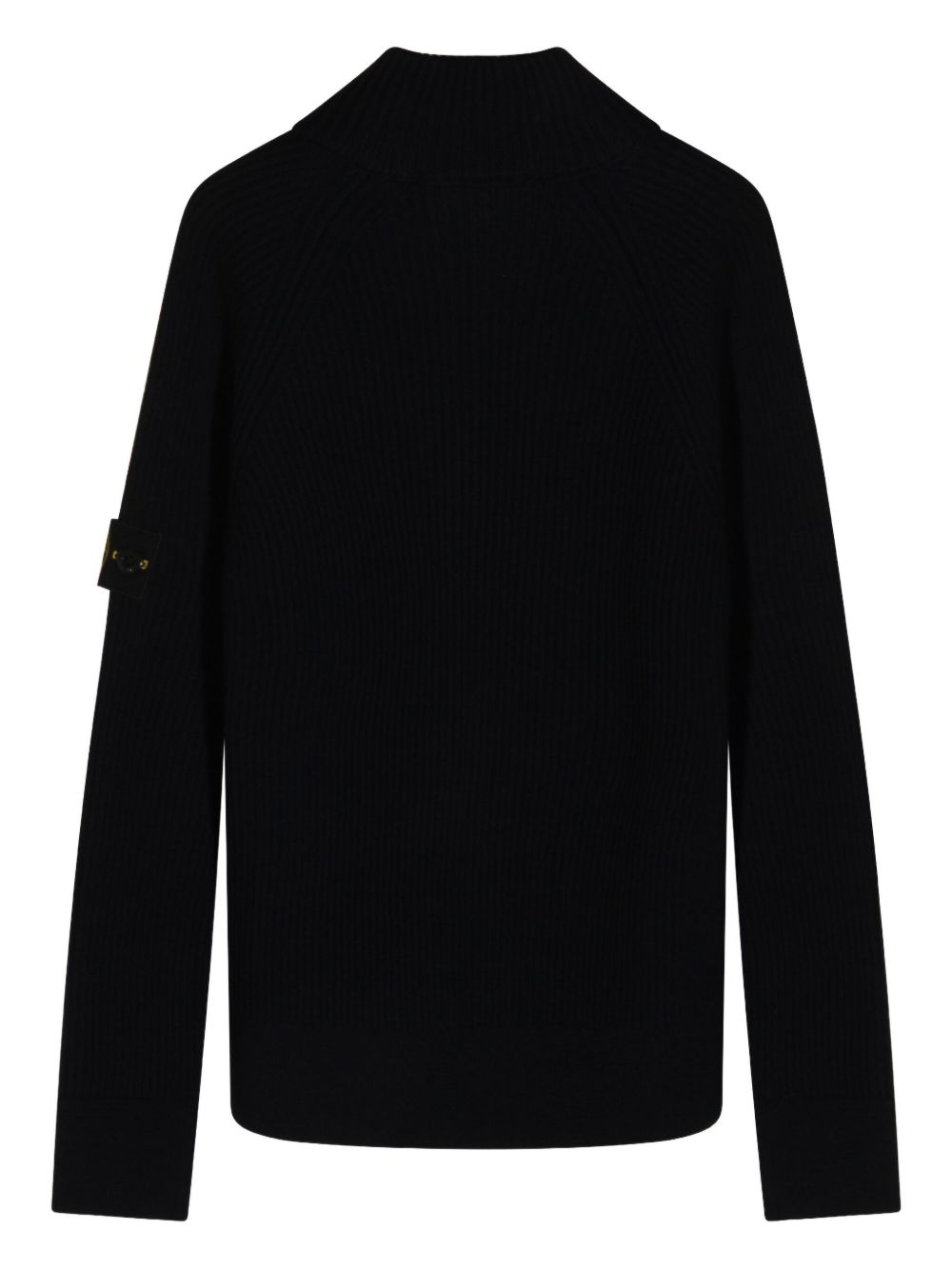 Stone Island Junior Maglione a coste con zip