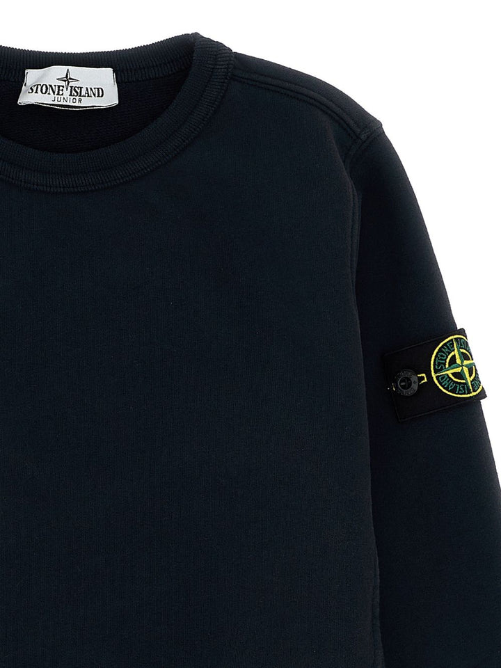 Stone Island Junior Felpa leggera in cotone