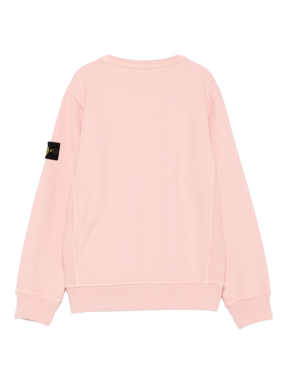 Stone Island Junior Felpa girocollo con applicazione