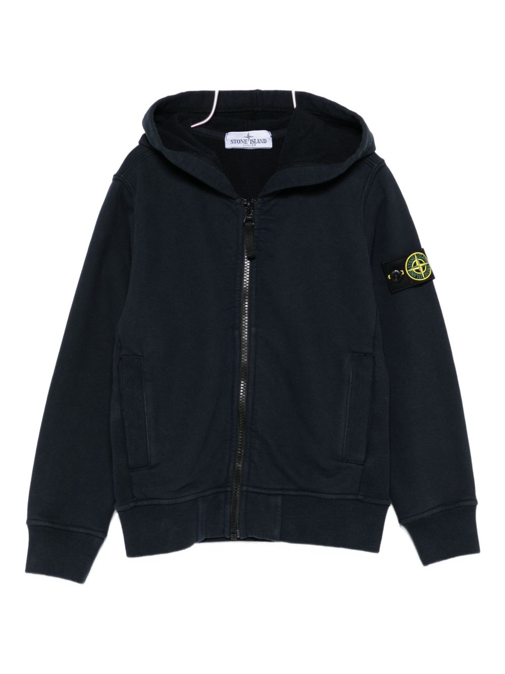 Stone Island Junior
Felpa di colore blu con zip e cappuccio