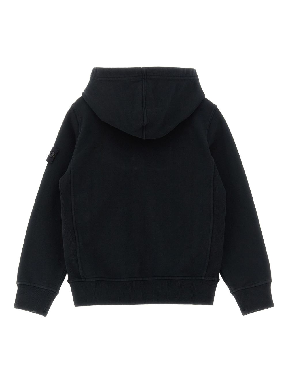 Stone Island Junior
Felpa con cappuccio e zip con logo e stemma