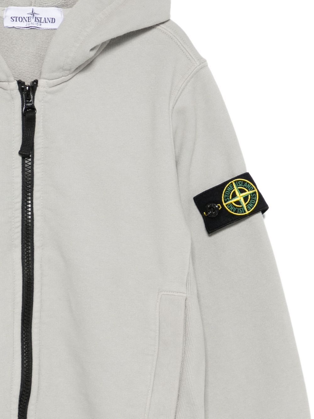 Stone Island Junior Felpa di colore grigio