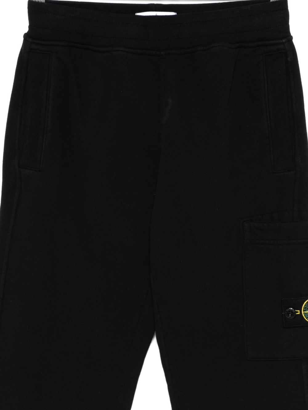 Stone Island Junior Pantaloni sportivi con applicazione Compass