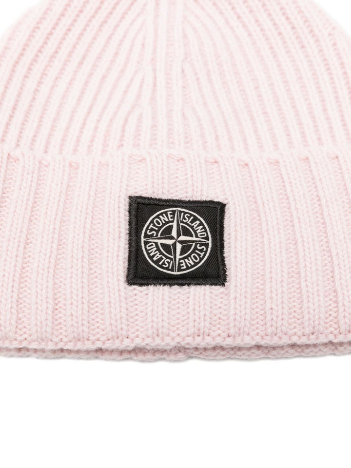 Stone Island Junior Berretto con applicazione