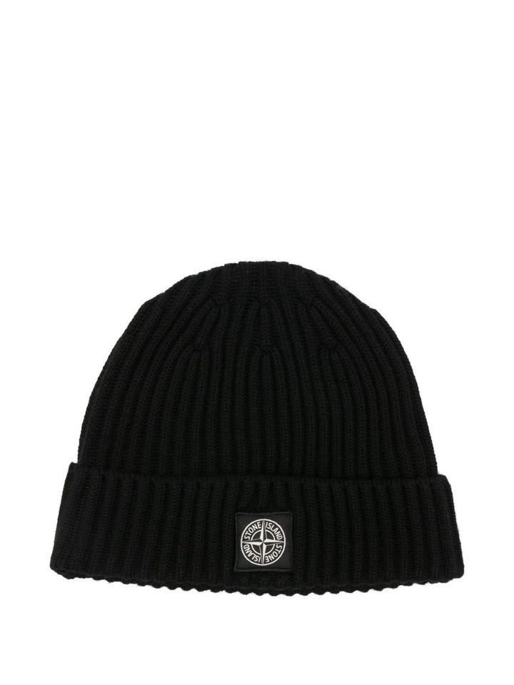 Stone Island Junior Cappellini nero