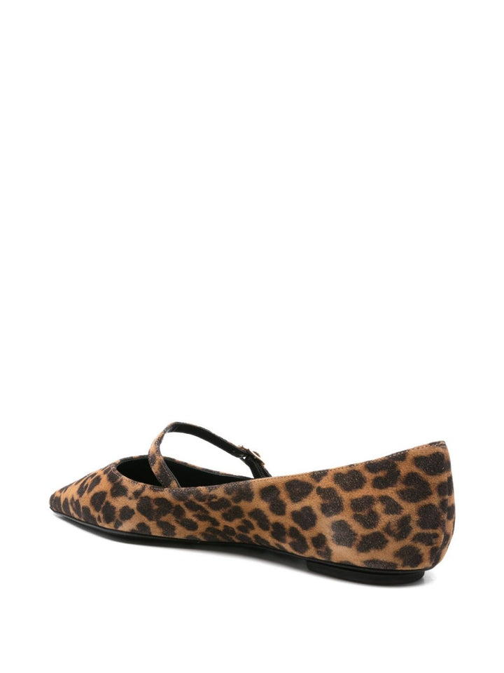 Stuart Weitzman Ballerina marrone leopardata