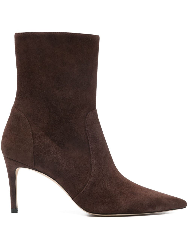 Stuart Weitzman Stivaletti marroni in camoscio