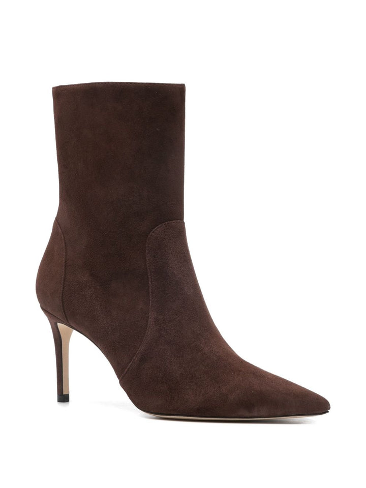 Stuart Weitzman Stivaletti marroni in camoscio