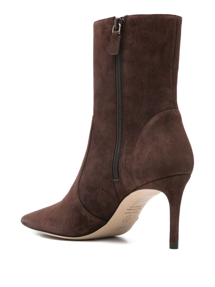 Stuart Weitzman Stivaletti marroni in camoscio