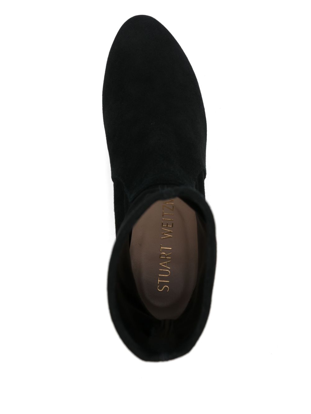 Stuart Weitzman Stivaletto nero con punta a mandorla