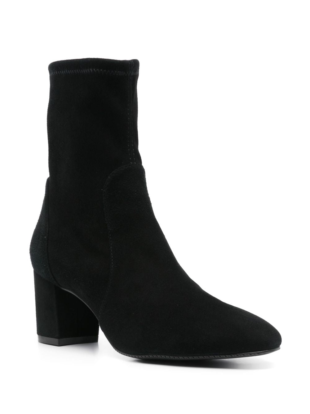 Stuart Weitzman Stivaletto nero con punta a mandorla