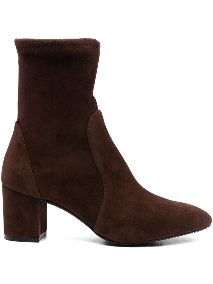 Stuart Weitzman
Stivaletto marrone con punta a mandorla