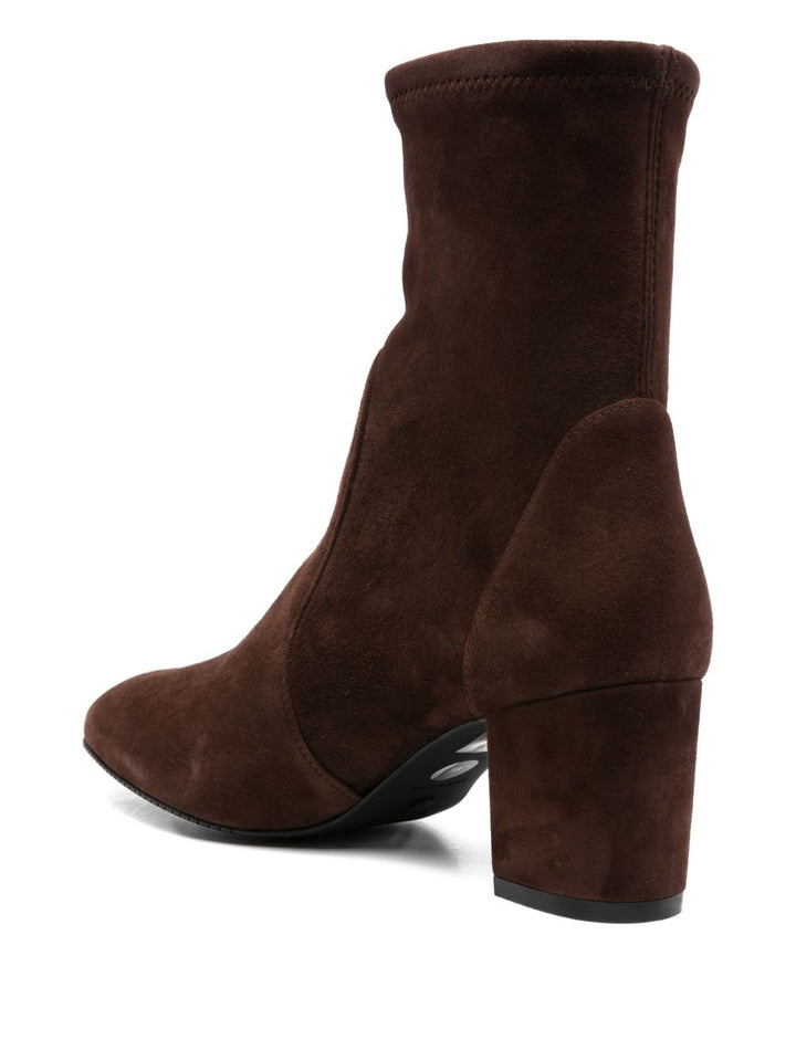 Stuart Weitzman
Stivaletto marrone con punta a mandorla