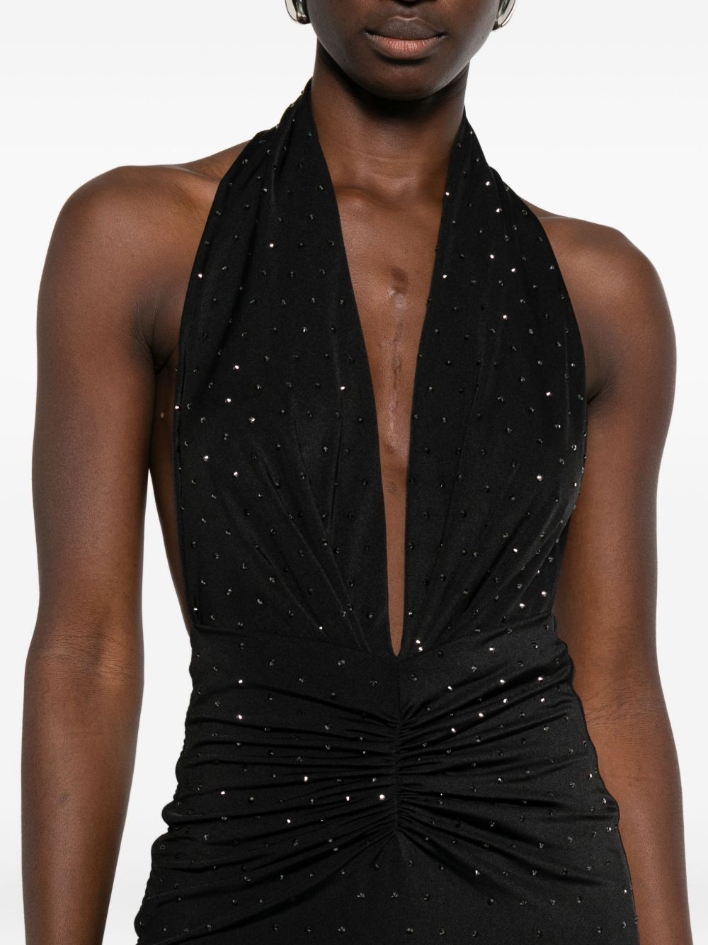 THE ANDAMANE Abito midi con scollo all'americana