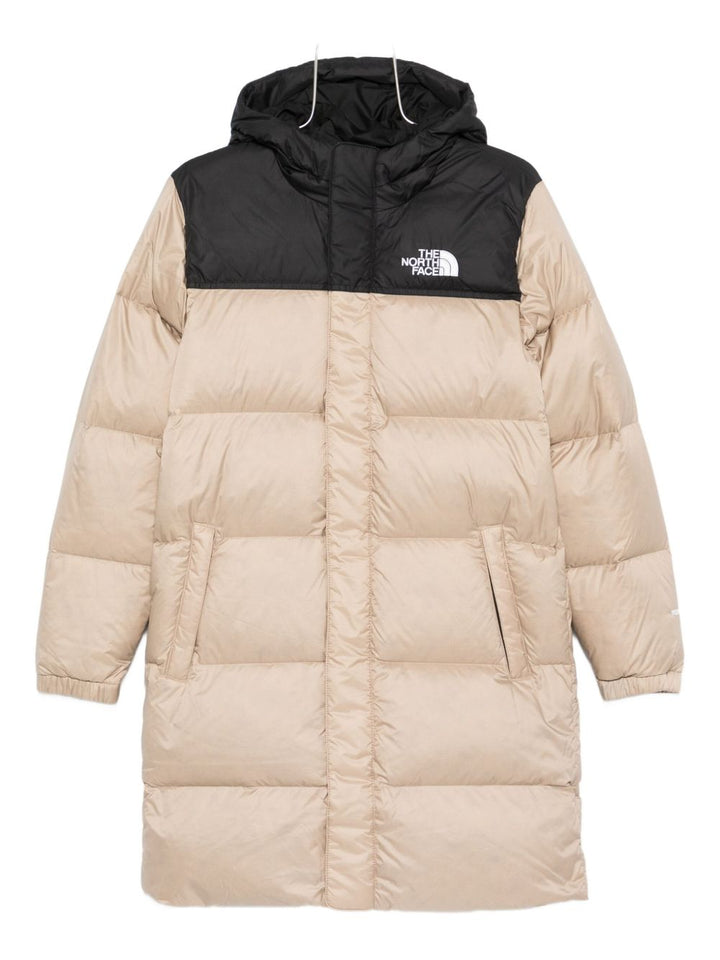 THE NORTH FACE KIDS Parka lungo Nuptse da ragazzi