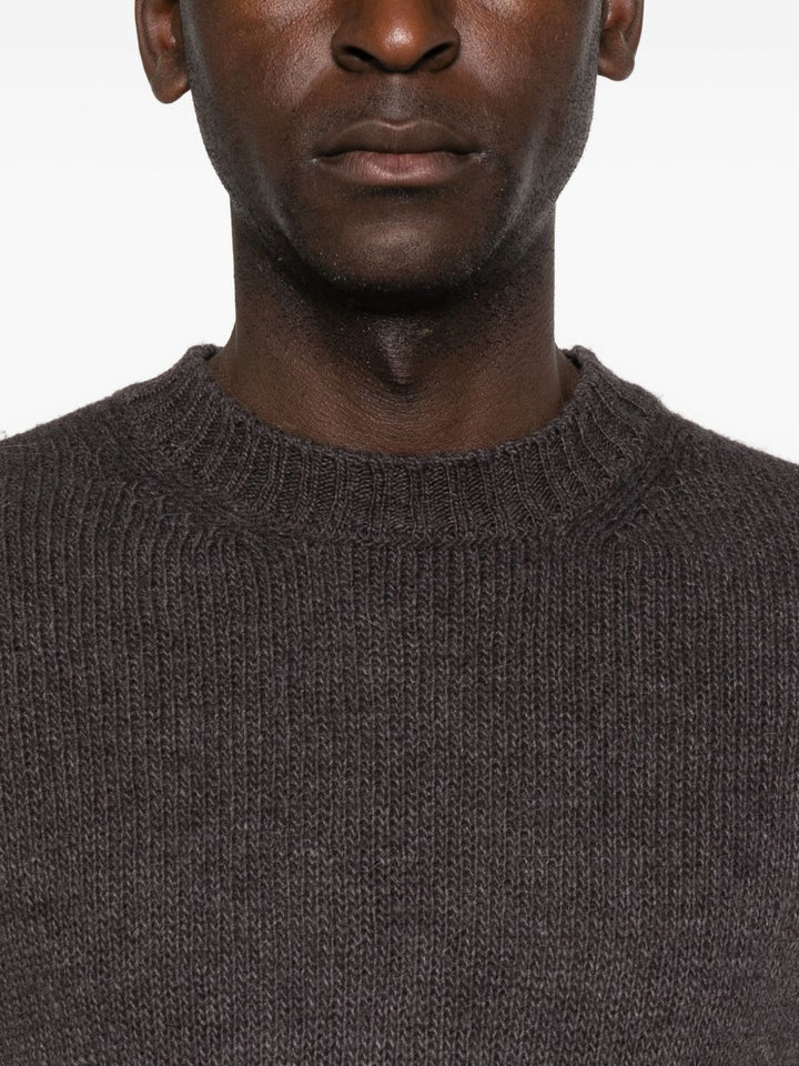 Tintoria Mattei Maglione girocollo effetto sfumato