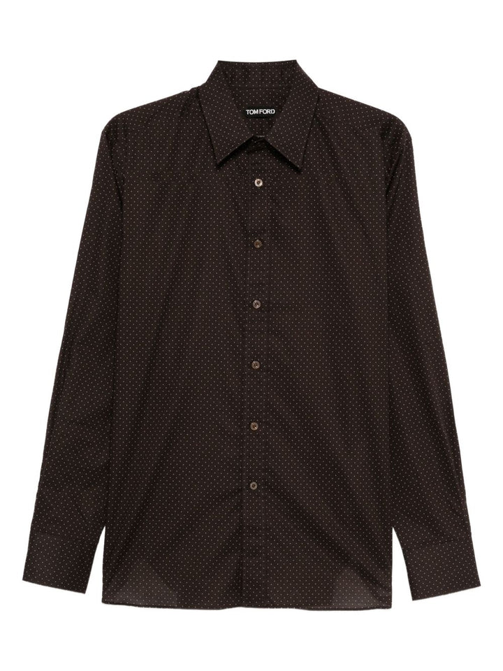 TOM FORD Camicia a pois