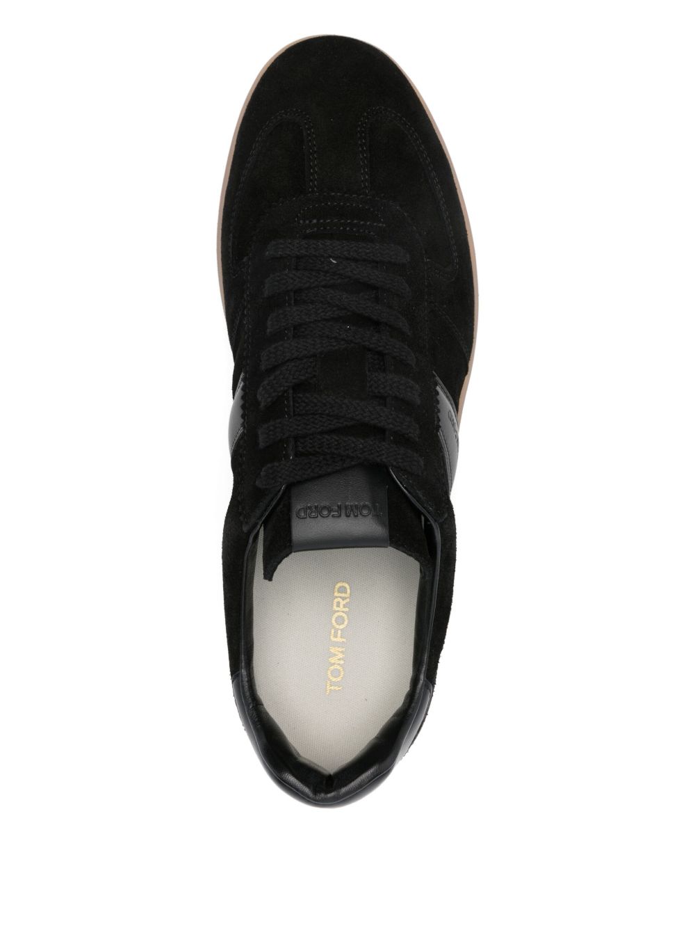 TOM FORD Sneakers con inserti in pelle scamosciata