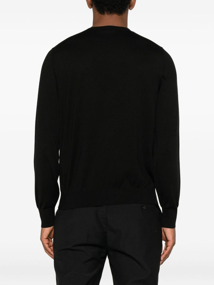 Tom Ford Maglione girocollo in seta nera