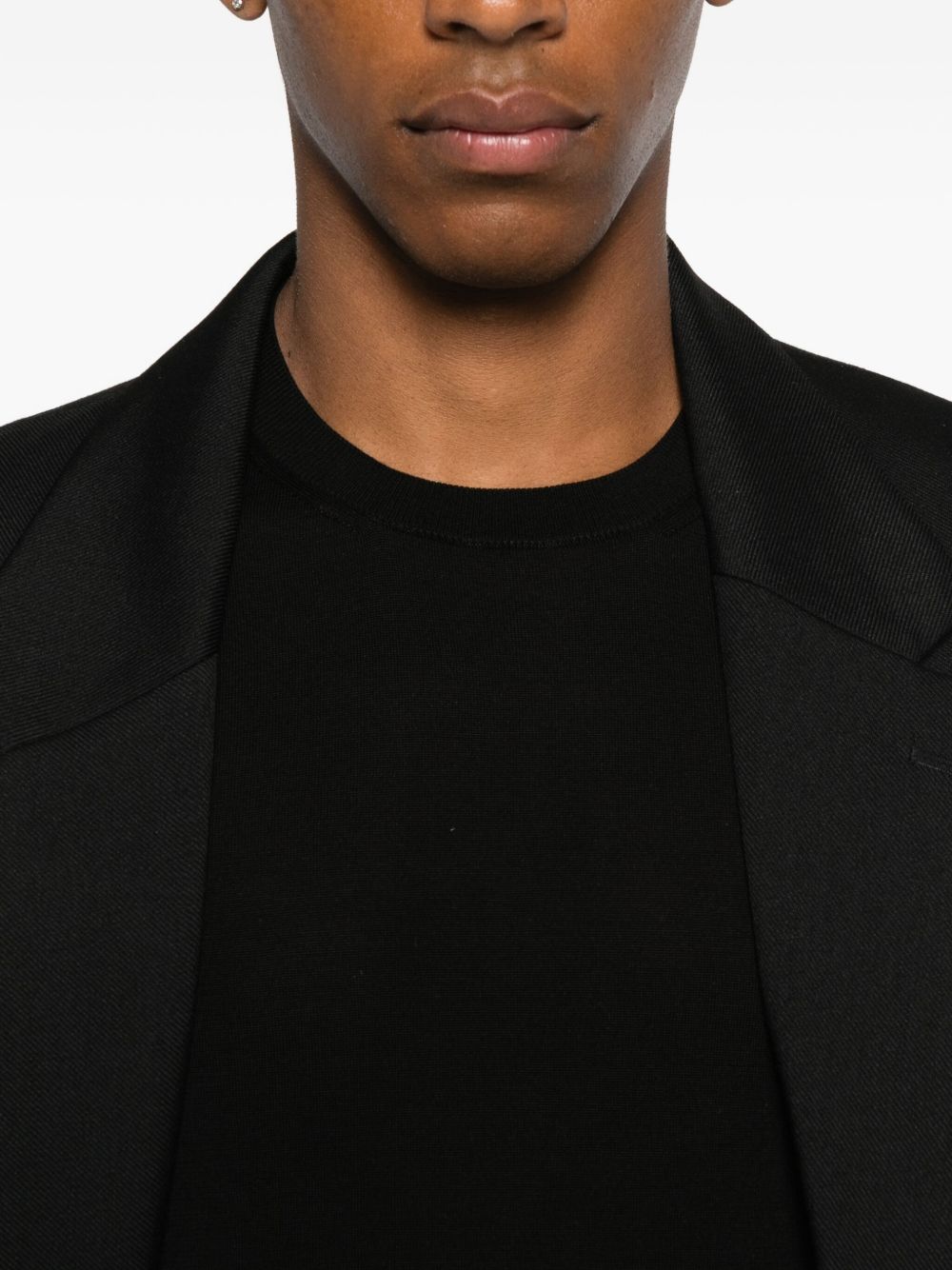 Tom Ford Maglione girocollo in seta nera