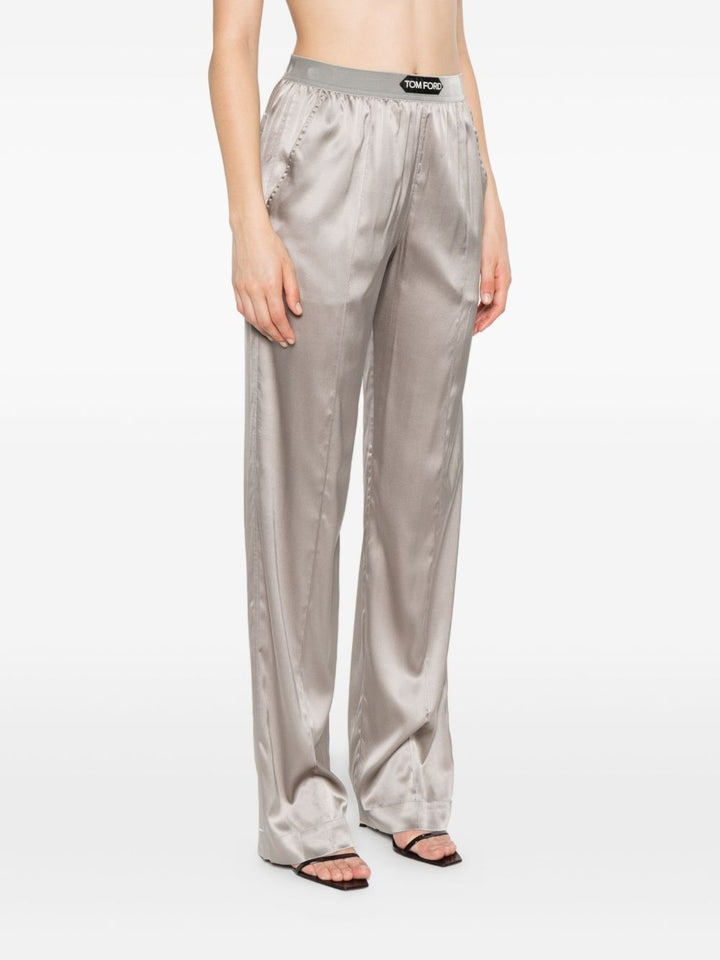 TOM FORD Pantaloni con applicazione logo