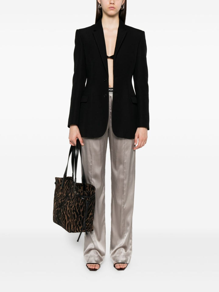 TOM FORD Pantaloni con applicazione logo